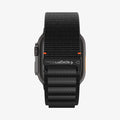 AMP10144 - Apple Watch Ultra (49mm) WBF1 in Black showing the back of the strap and partial back of the watch head