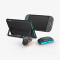 ACS10206 - Nintendo Switch 2 Case Nano Pop in Black Sesame showing the back and side, front of the device