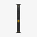 AMP09033 - Apple Watch 10 (46mm) Athlex Air in Active Black showing the band laid out
