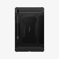 ACS03007 - Galaxy Tab S7 FE Case Rugged Armor Pro in black showing the back