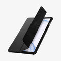 ACS01604 - Galaxy Tab S8 Case Rugged Armor Pro in black showing the front with cover slightly open