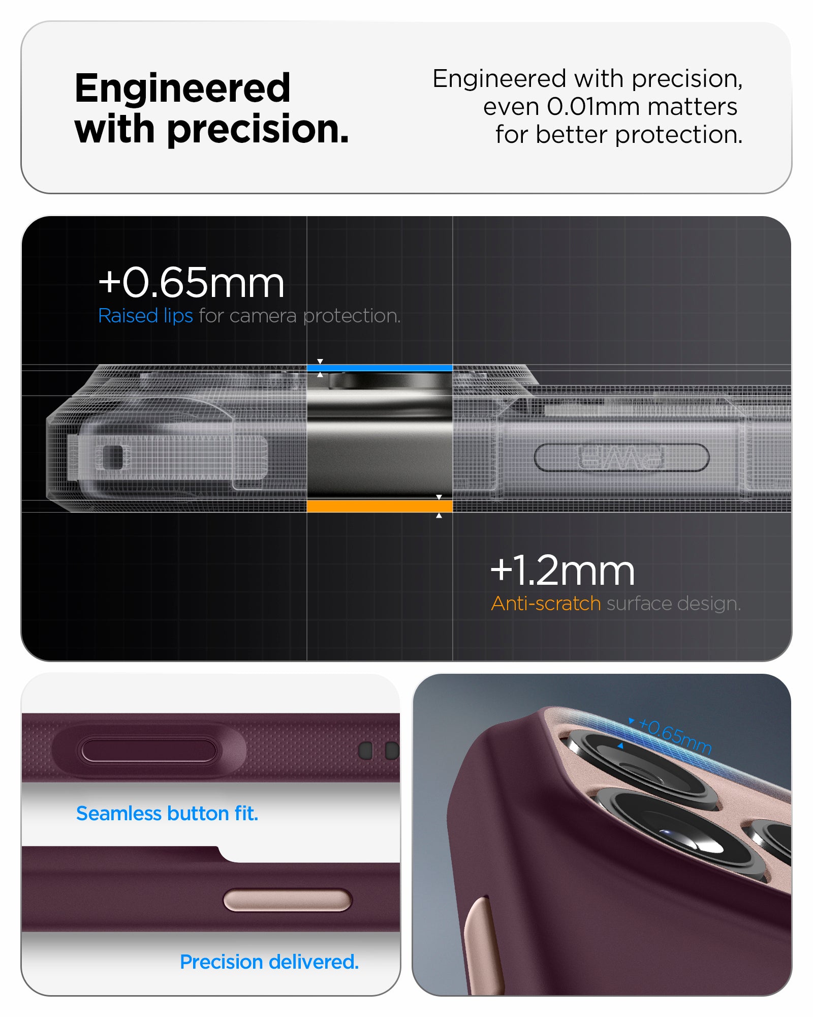 ACS09967 - iPhone 17 Pro Case Nano Pop (MagFit) in burgundy bean 