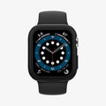062CS24474 - Apple Watch Series (44mm) Case Thin Fit in black showing the front