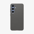 ACS09404 - Galaxy S25 Case Liquid Air in Marble Gray showing the back