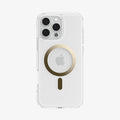 ACS08001 - iPhone 16 Pro Max Case Ultra Hybrid (MagFit) in Gold showing the back