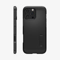 ACS08503 - iPhone 16 Pro Max Case Tough Armor T AI (MagFit) in Black showing the back and side