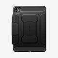 ACS07017 - iPad Pro 11-inch Case Rugged Armor Pro in Black showing the back in portrait position