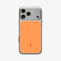 ACS10471 ACS10468- iPhone 17 Pro Ultra Hybrid T (MagFit) in Glossy Orange showing the back