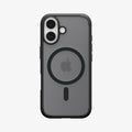 ACS10085 - iPhone 17 Ultra Hybrid (MagFit) in Frost Black showing the back